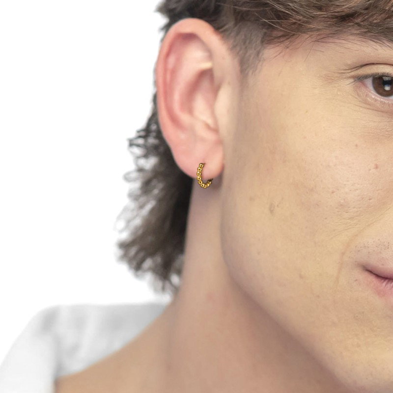 OR ACC MONO CERCHIO 1,3x1,1CM TRAMA CON SFERE