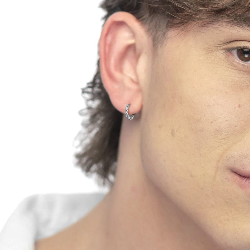 OR ACC MONO CERCHIO 1,3x1,1CM TRAMA CON SFERE