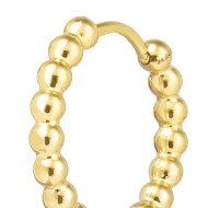 OR ACC MONO CERCHIO 1,7X1,6CM TRAMA CON SFERE