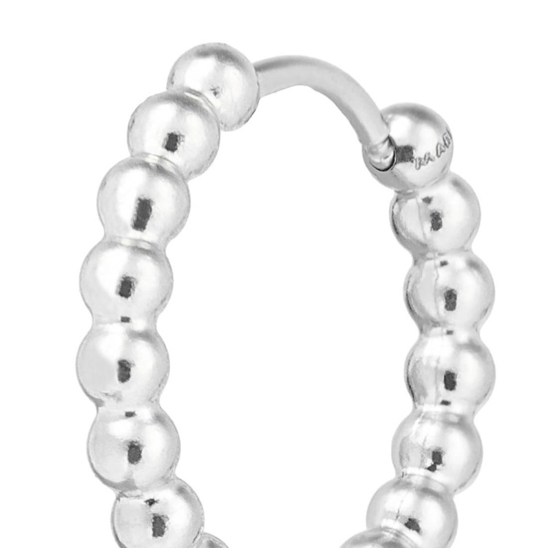 OR ACC MONO CERCHIO 1,7X1,6CM TRAMA CON SFERE