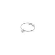 Anello con zircone 4mm