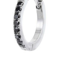 Orecchino a cerchio 1,7 cm con zirconi