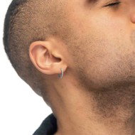 OR MONO ACC CERCHIO DIAMETRO 2 CM CON CZ BIANCHI