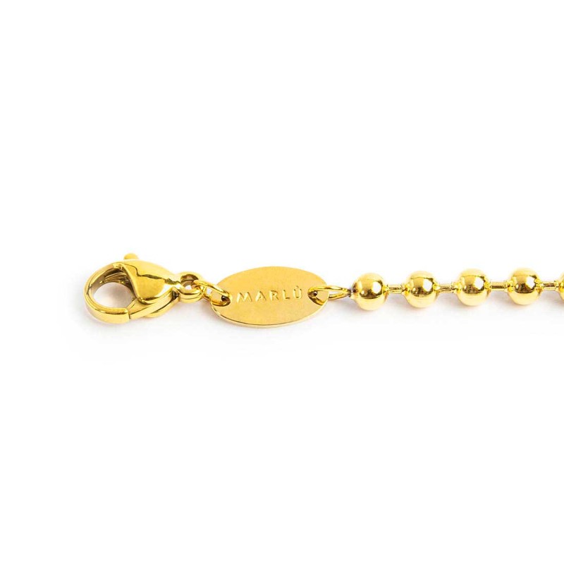 Bracciale catena a sfere con stella