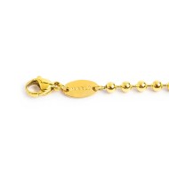 Bracciale catena a sfere con stella