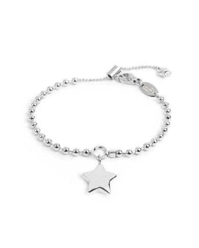 Bracciale catena a sfere con stella