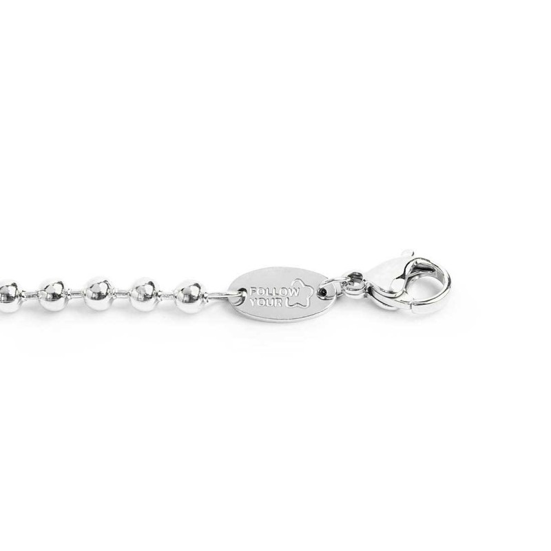 Bracciale catena a sfere con stella