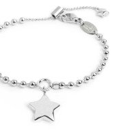 Bracciale catena a sfere con stella