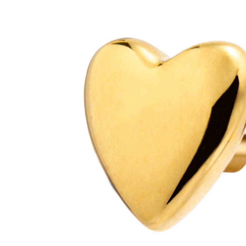 Orecchino a lobo cuore