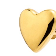 Orecchino a lobo cuore