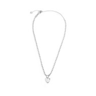 Collana catena a sfere con cuore