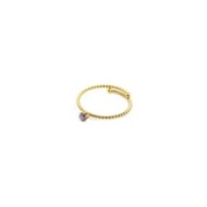 Anello con zircone 3mm