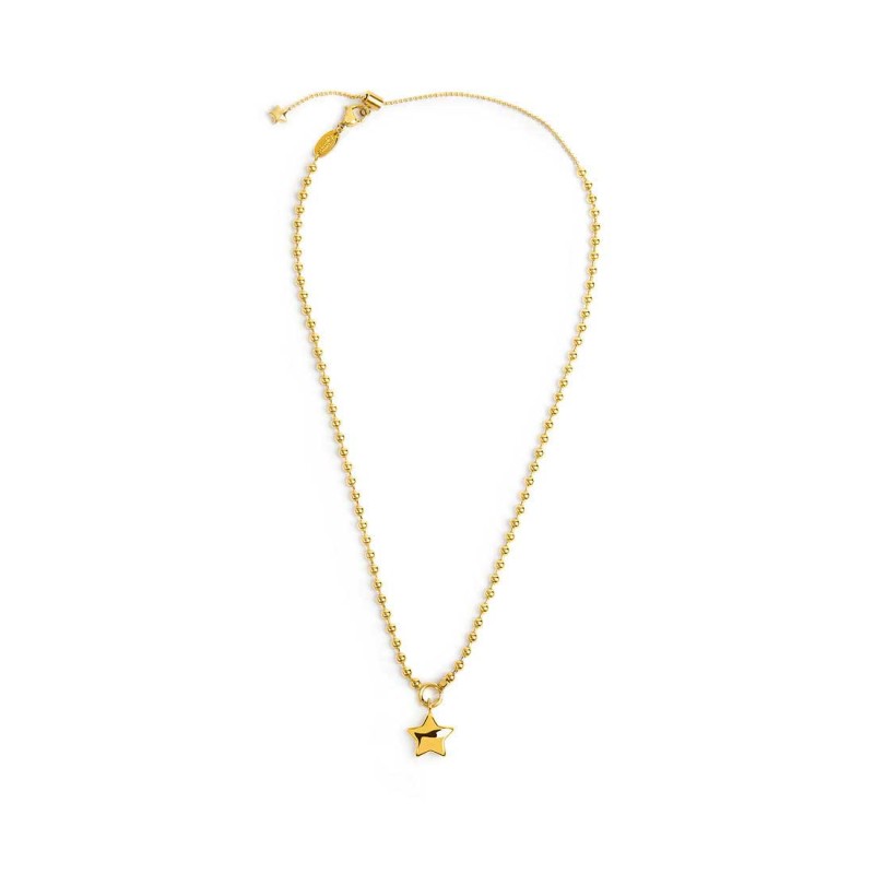 Collana catena a sfere con stella