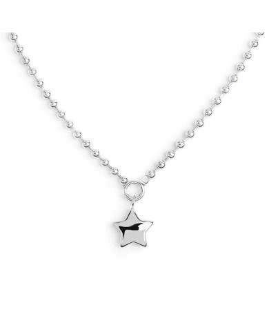 Collana catena a sfere con stella