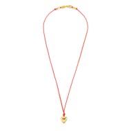 Collana cordino con cuore