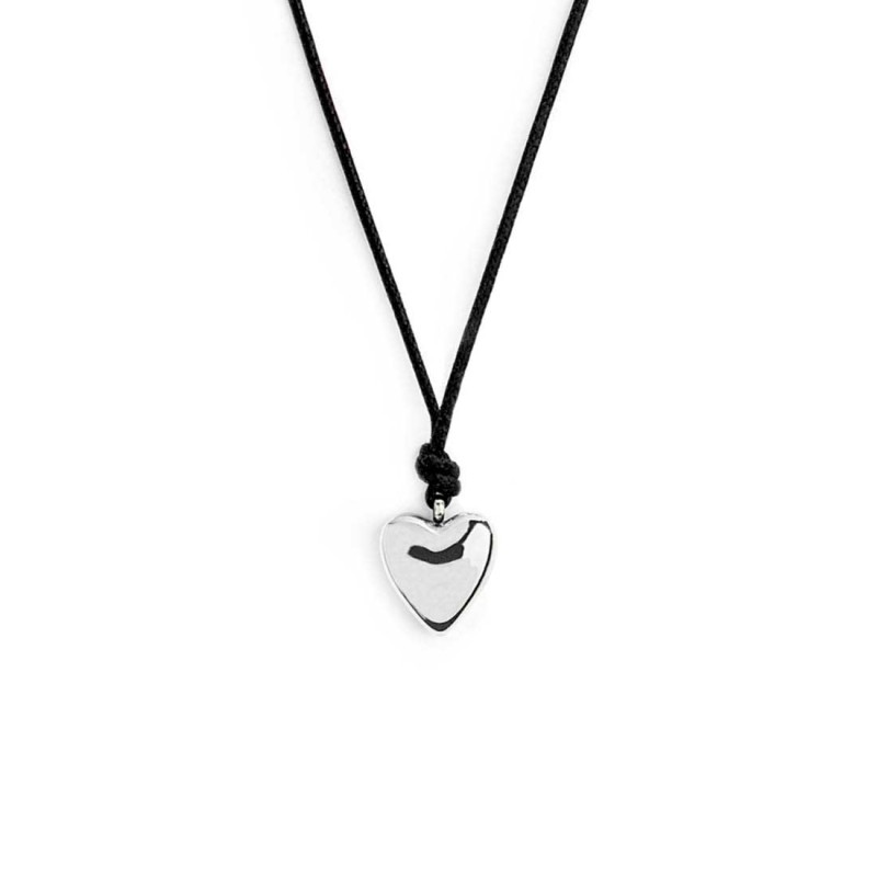 Collana cordino con cuore