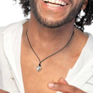 CO CORDINO CUORE GRANDE IN ACCIAIO