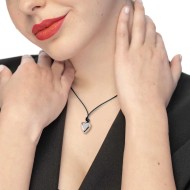Collana cordino con cuore