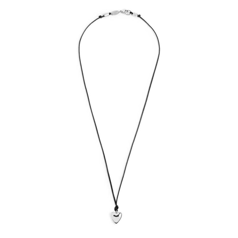 CO CORDINO CUORE GRANDE IN ACCIAIO