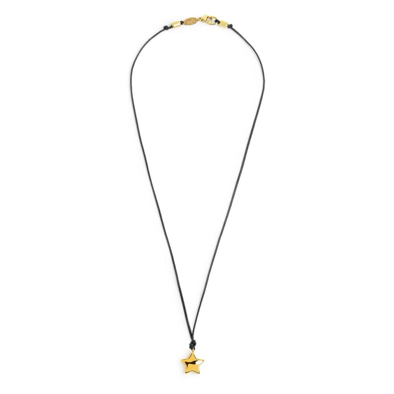 Collana cordino con stella