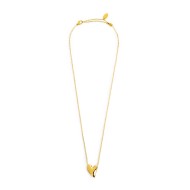 Collana con cuore irregolare centrale