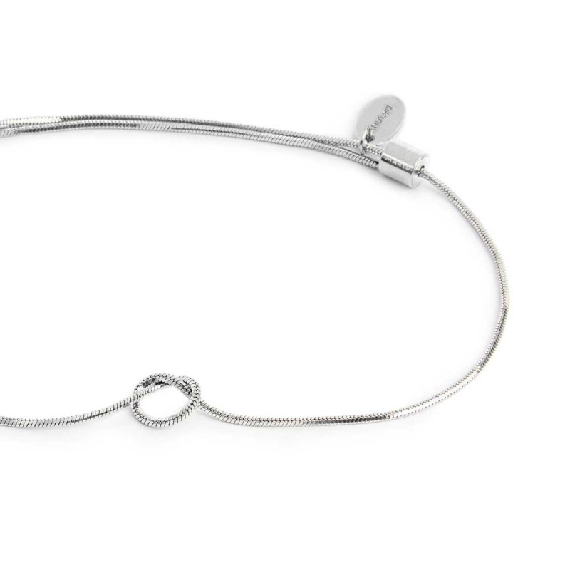 Bracciale con nodo catena snake