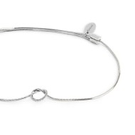 BRACCIALE ACCIAIO CON NODO CATENA SNAKE 8 LATI