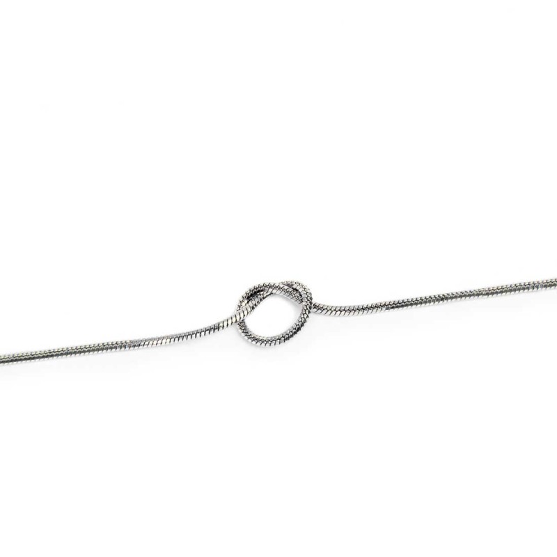 Bracciale con nodo catena snake