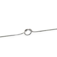 Bracciale con nodo catena snake