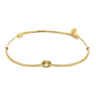 Bracciale con nodo catena foxtail