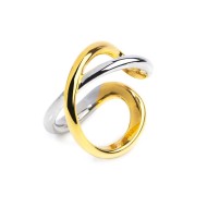 AN ACC ORO INCROCIATO BICOLORE VSN37