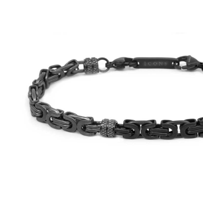 Bracciale catenza bizantina da 0,6cm