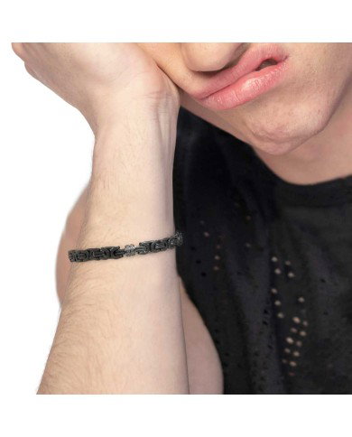 Bracciale catenza bizantina da 0,6cm
