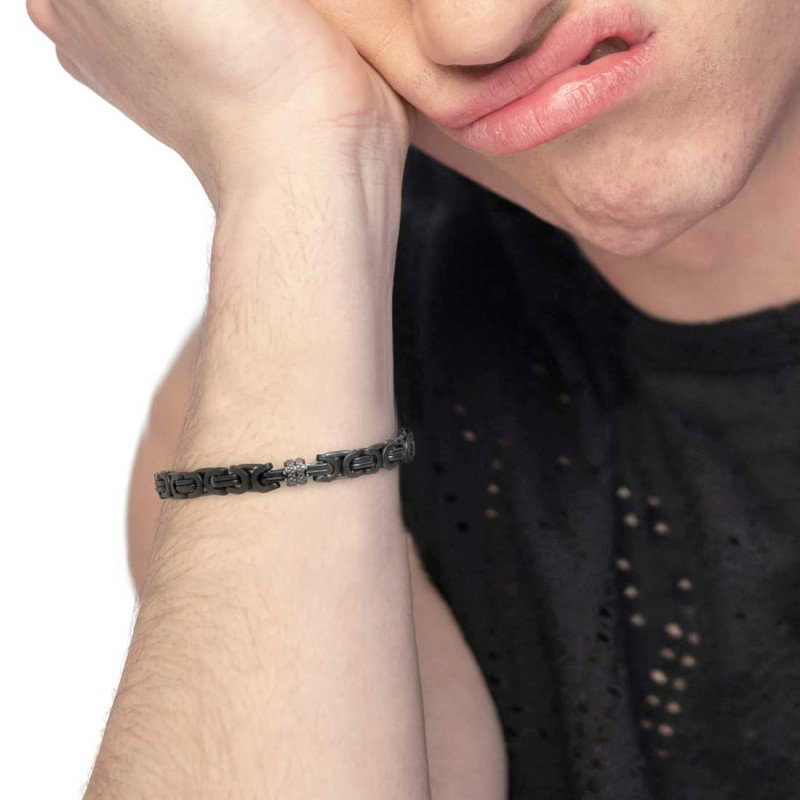 Bracciale catenza bizantina da 0,6cm