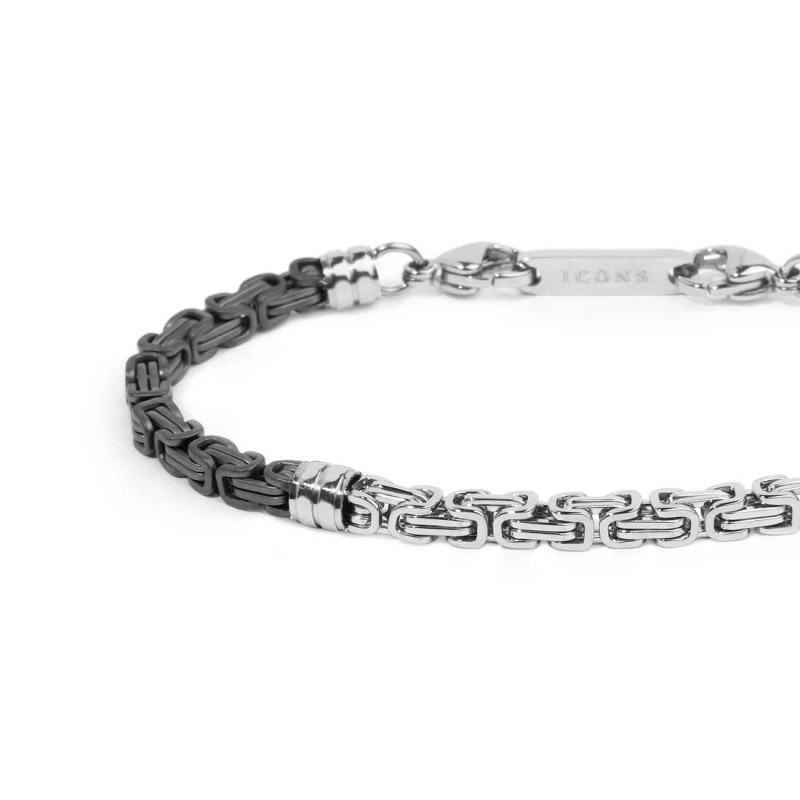 Bracciale catenza bizantina da 0,4cm