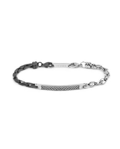 Bracciale catena squadrata e catena marine