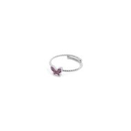 ANELLO CON FARFALLA CON CRISTALLI