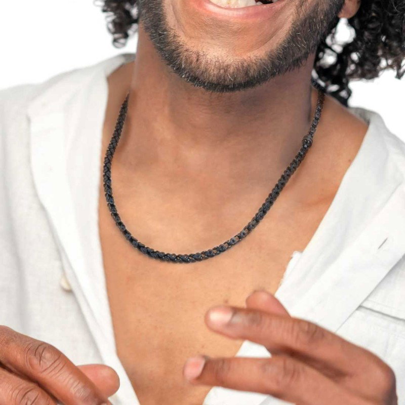 COLLANA ACCIAIO CON CAT. MARINE MECHANICAL