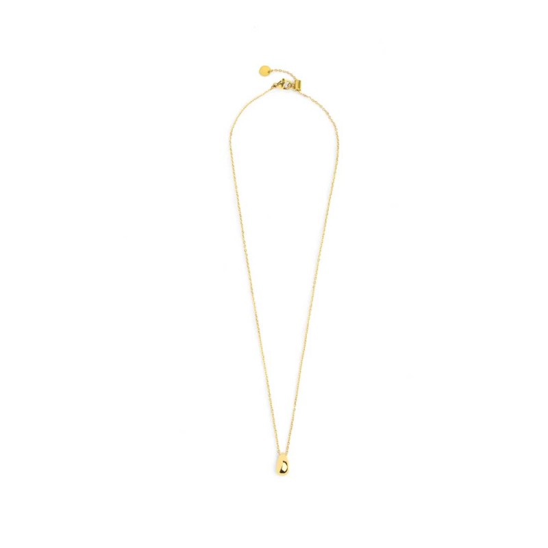Collana con centrale a forma di goccia