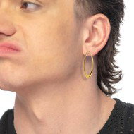 Orecchini con anello ovale