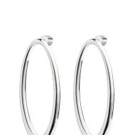 Orecchini con anello ovale