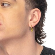 OR ACC MONO OVALE PENDENTE CUORE CON CZ BIANCO
