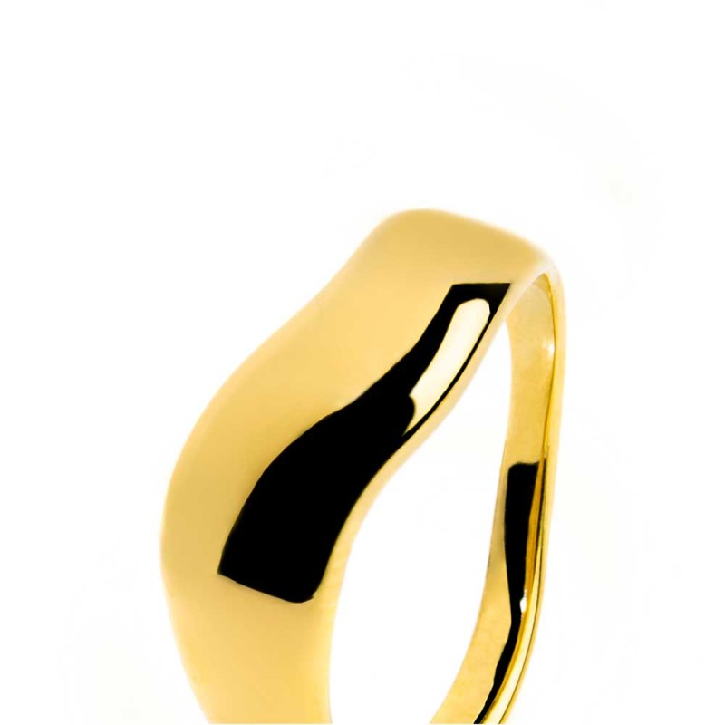 Anello a fascia ondulata