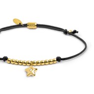 BR CORDINO NERO O ROSSO CON PENDENTE STELLA