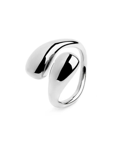 Anello doppia goccia bombato