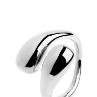 Anello doppia goccia bombato