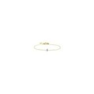 Bracciale con zircone baguette