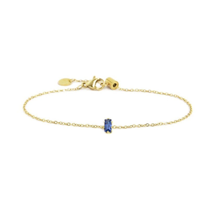 BRACCIALE 19CM CON CUBIC ZIRCONIA BAUGETTE