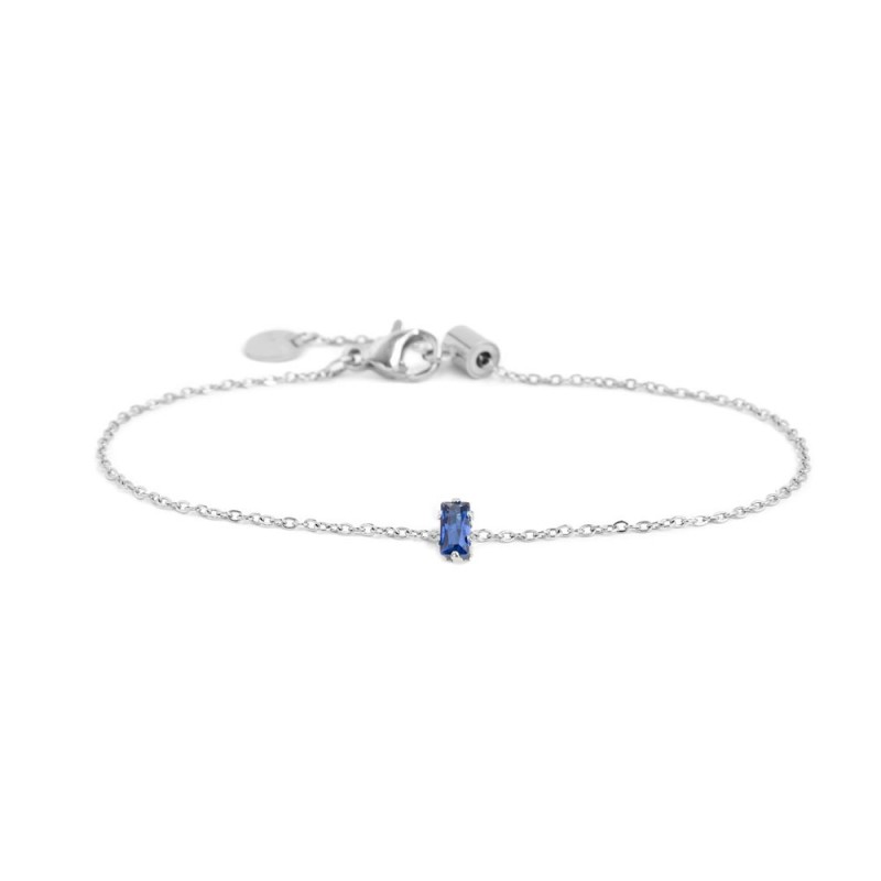 Bracciale con zircone baguette
