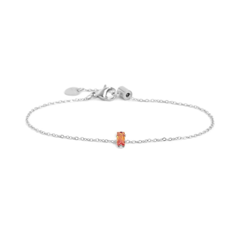 Bracciale con zircone baguette